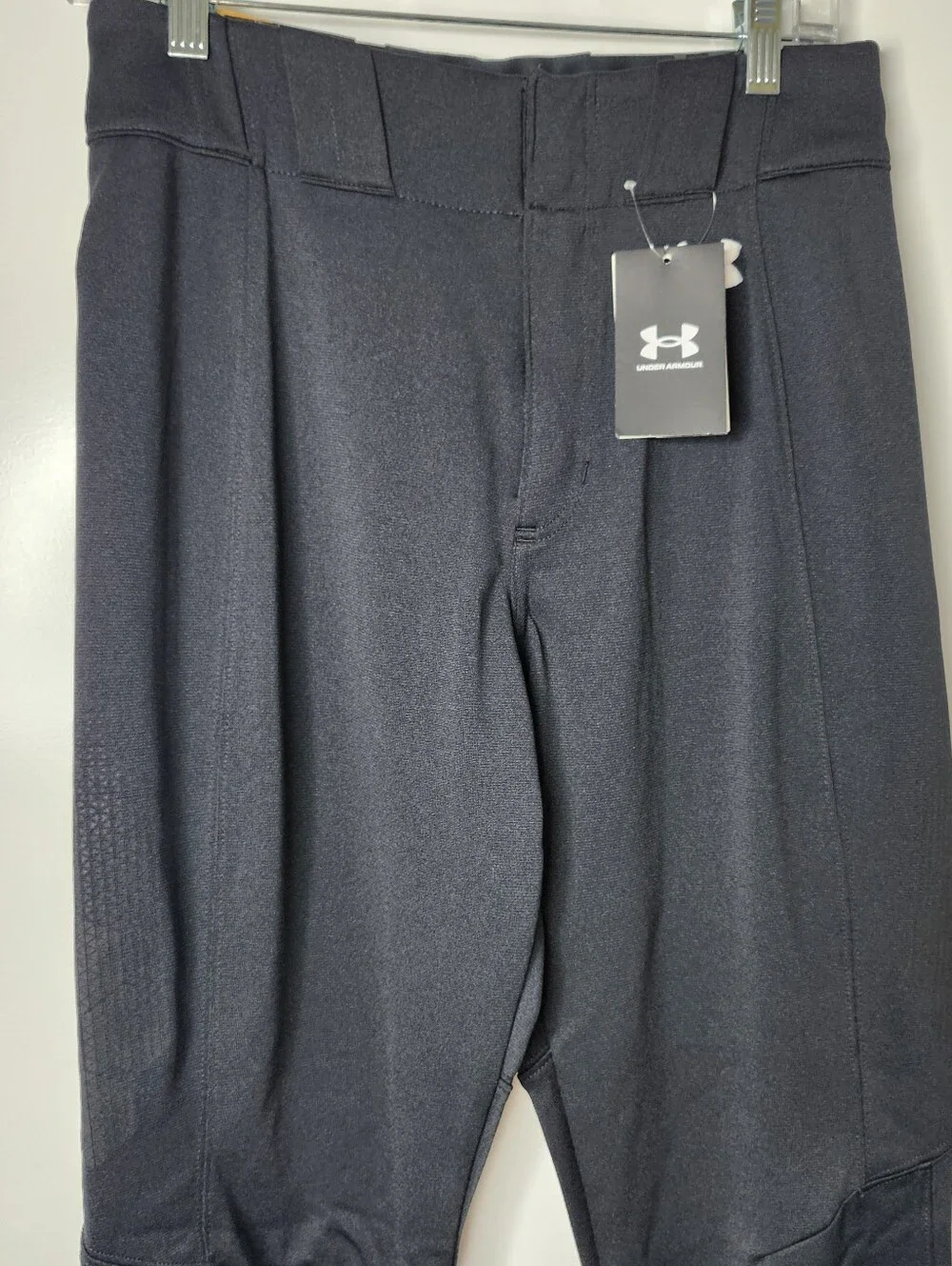 Under Armor Vanish Pro Tapered Loose Fit Baseball Pants Mens Small Black NEW